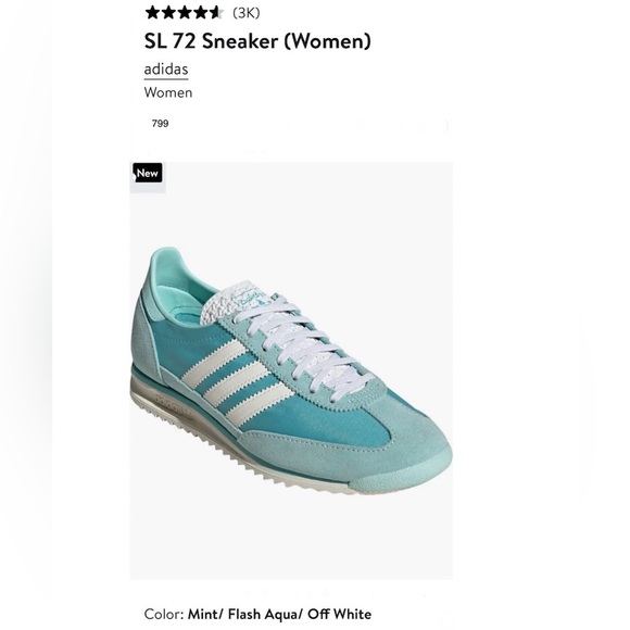adidas Shoes - *new* Adidas Women's SL 72 Sneakers - Easy Mint